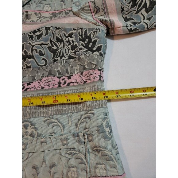 City Blues By Koret Womens Blazer Jacket Size 14 Multicolor pockets - Picture 13 of 15